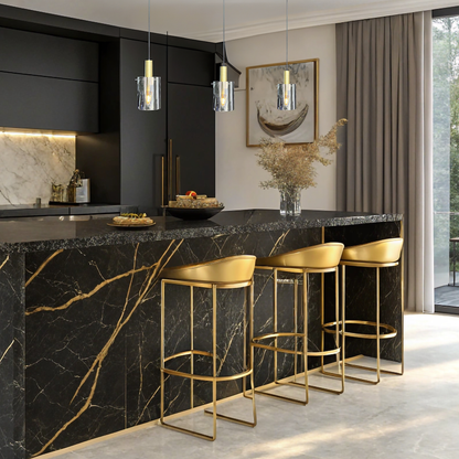 Arcadia Black & Gold 3 Light Pendant Bar