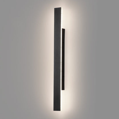 Wow II Black IP54 Outdoor Wall Light 60cm