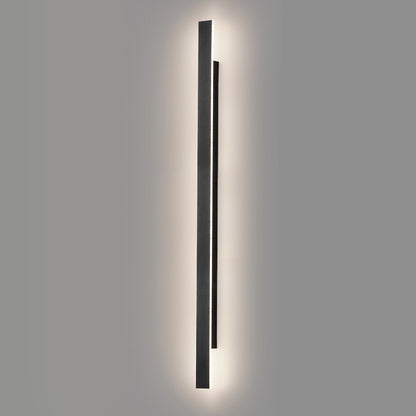 Wow II Black IP54 Outdoor Wall Light 120cm