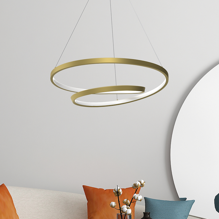 Lucero Gold Pendant Light