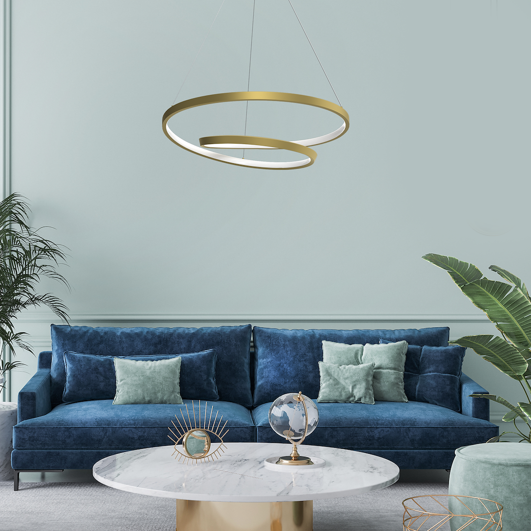 Lucero Gold Pendant Light