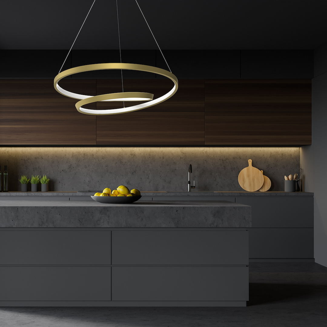 Lucero Gold Pendant Light