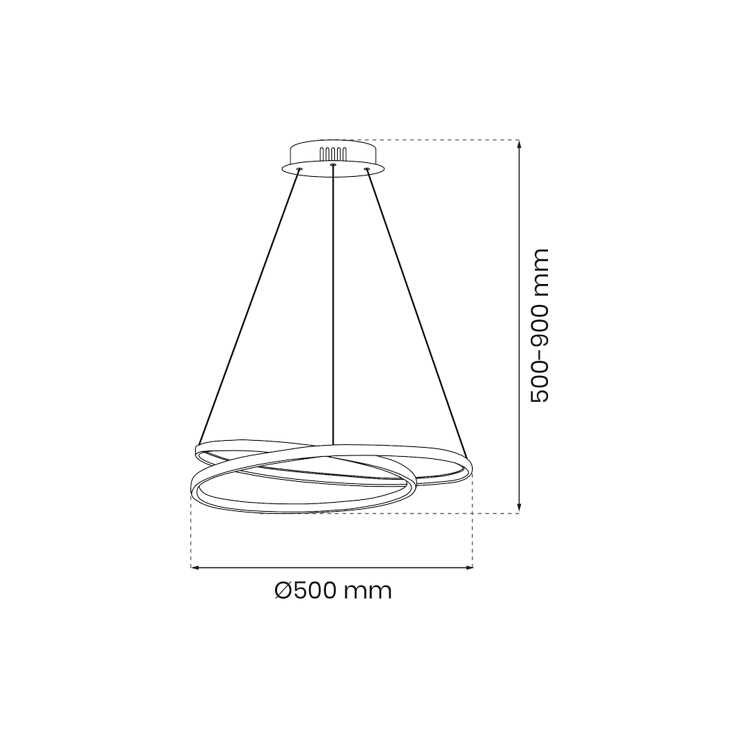 Lucero Gold Pendant Light