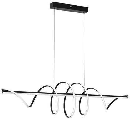 Twist Black Pendant Light
