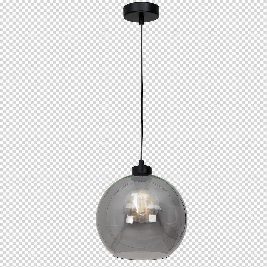 Sofia Smoked Glass Pendant
