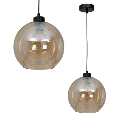 Sofia Amber Glass Pendant