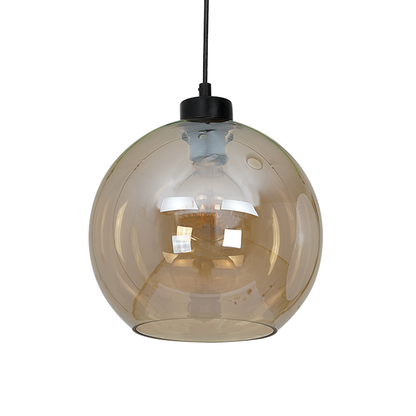 Sofia Amber Glass Pendant