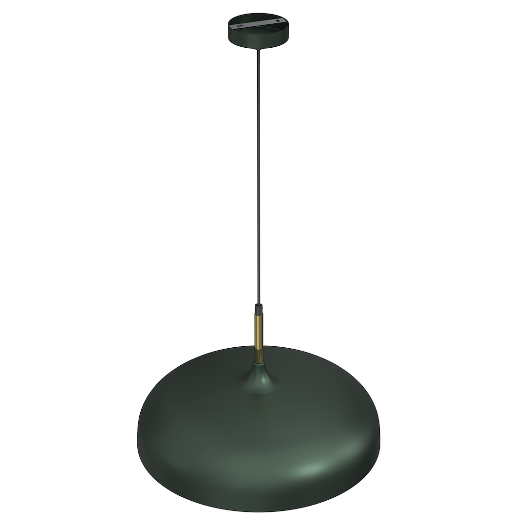 Lincoln Green & Gold Pendant