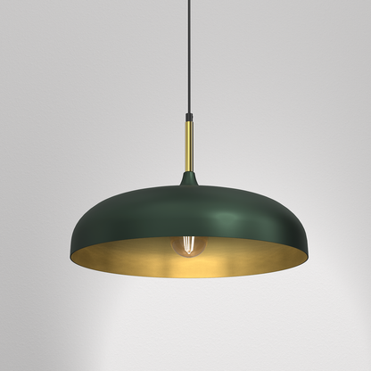 Lincoln Green & Gold Pendant