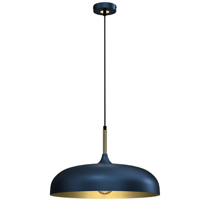 Lincoln Blue & Gold Pendant