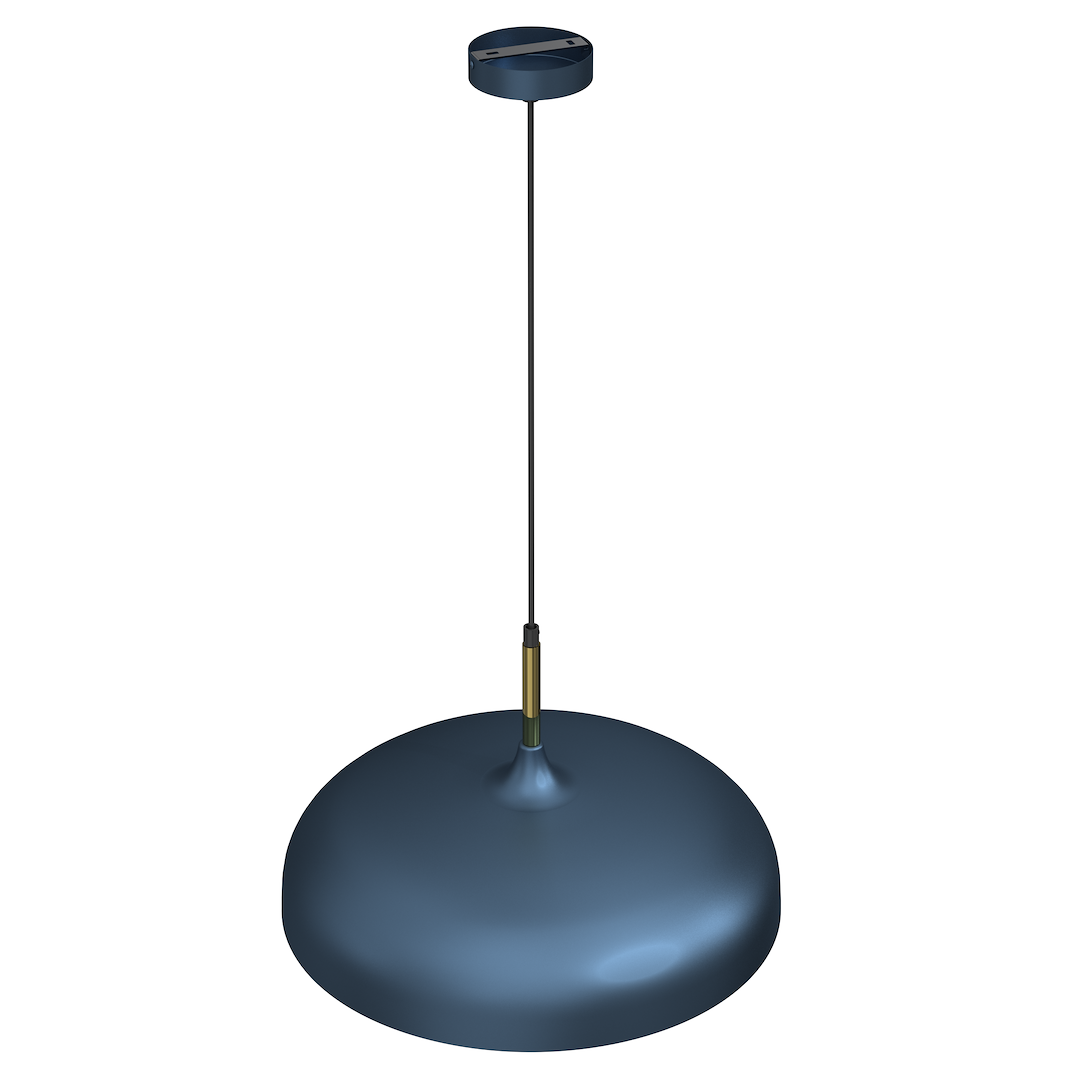 Lincoln Blue & Gold Pendant