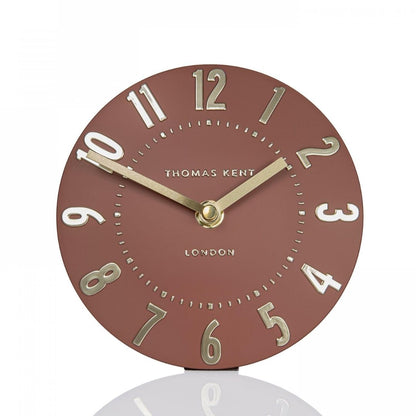 Thomas Kent Mulberry Mantel Clock Auburn