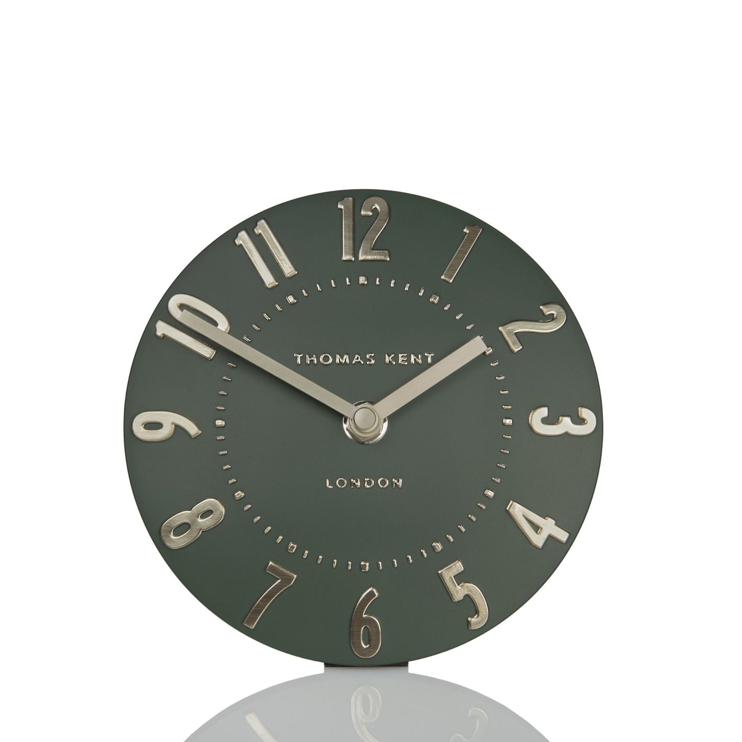 Thomas Kent Mulberry Mantel Clock Olive Green