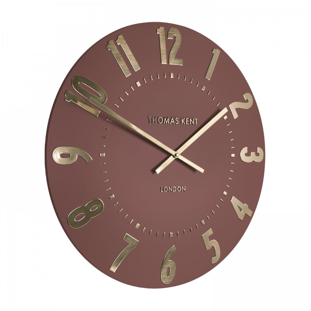 Thomas Kent Mulberry 20" Wall Clock Auburn