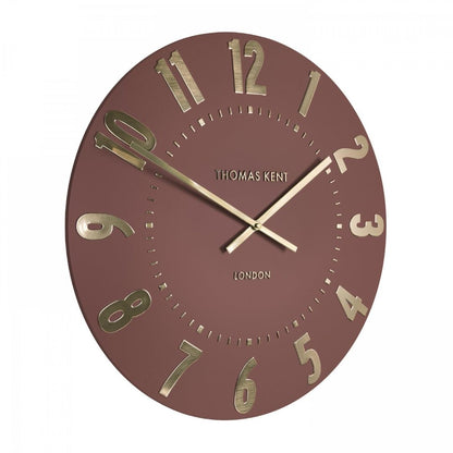 Thomas Kent Mulberry 20" Wall Clock Auburn
