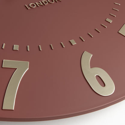 Thomas Kent Mulberry 20" Wall Clock Auburn