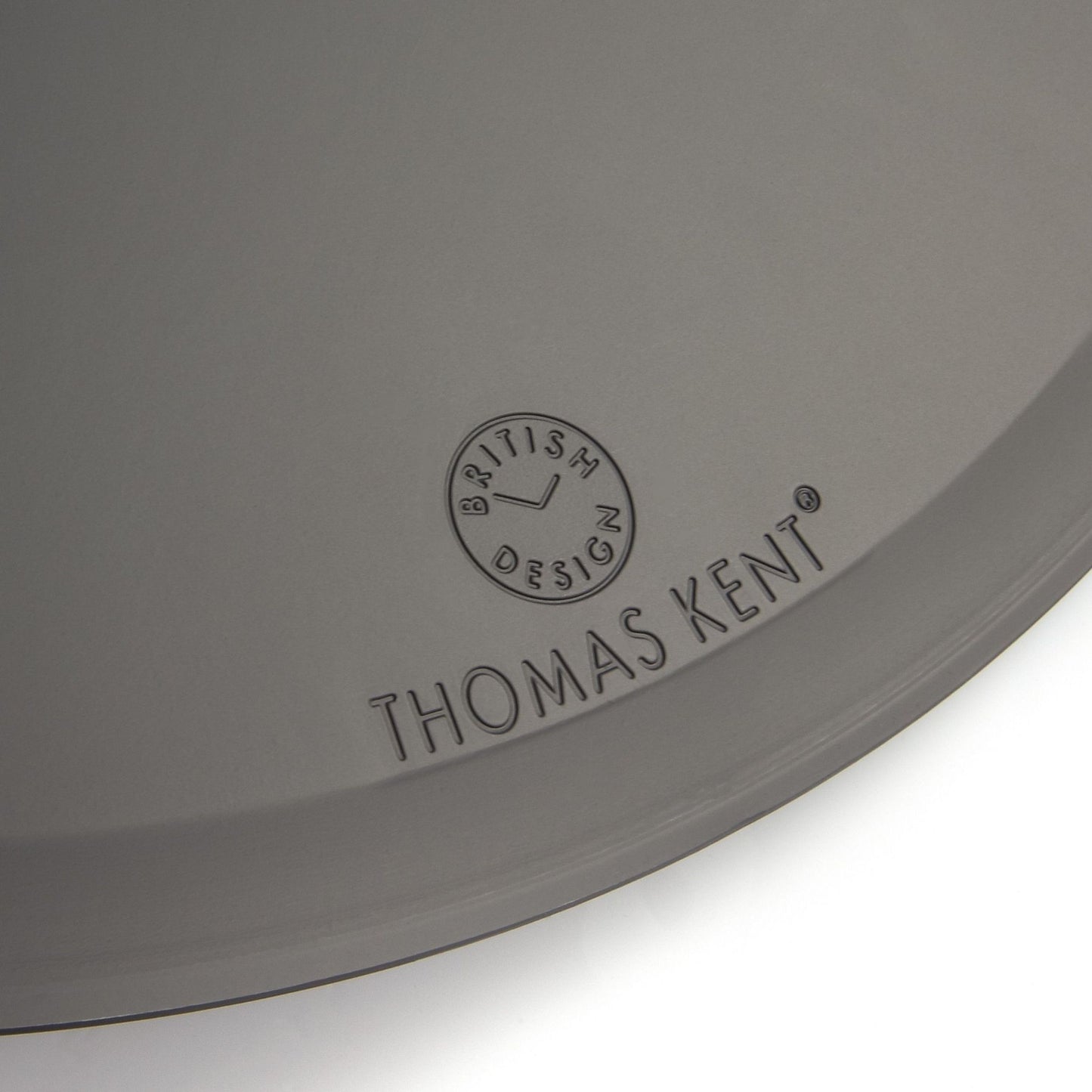 Thomas Kent Mulberry 20" Wall Clock Graphite Silver