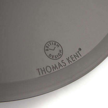 Thomas Kent Mulberry 20" Wall Clock Graphite Silver