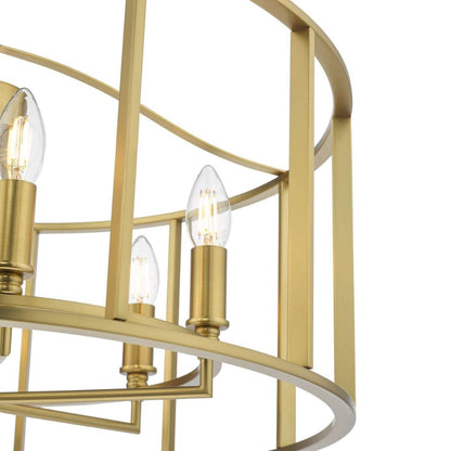 Myka 6 Light Gold Ceiling Pendant