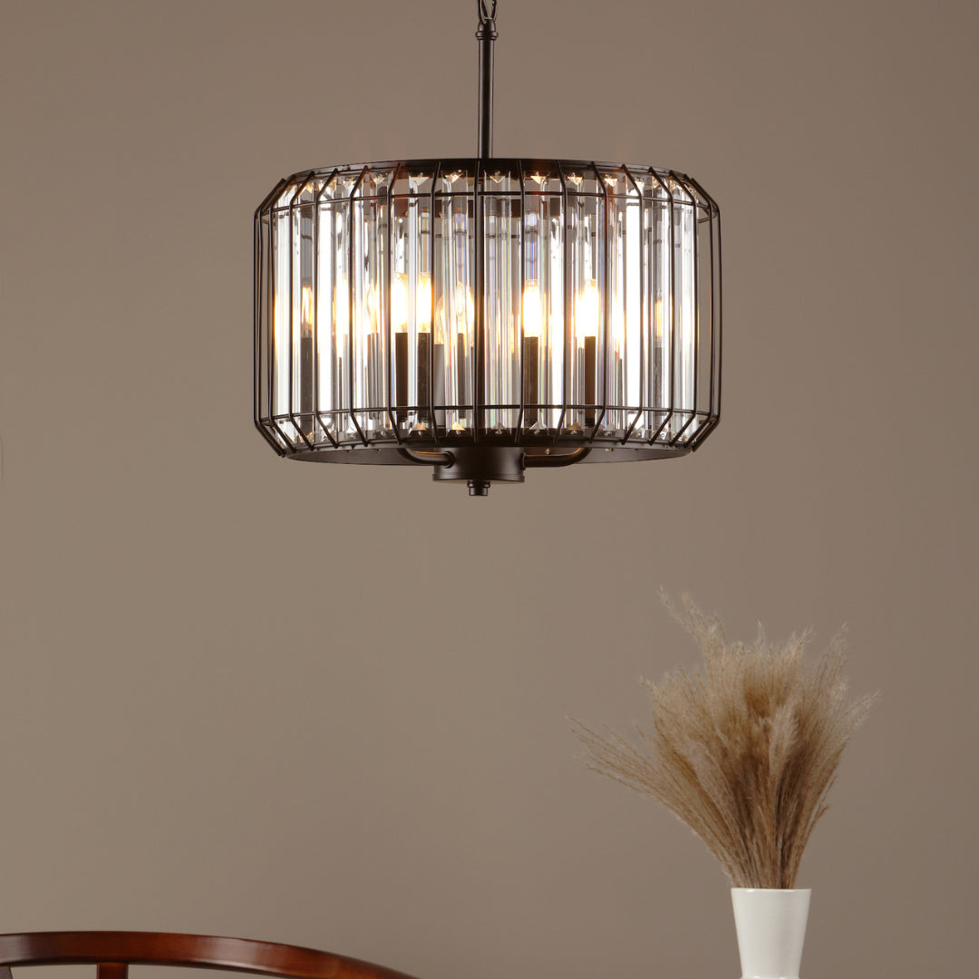 Naeva 3 Light Crystal Pendant