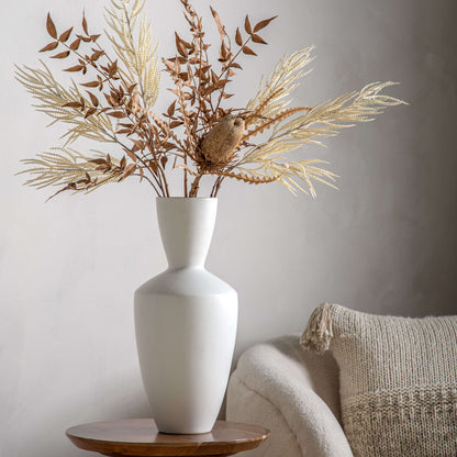 Naru White Vase