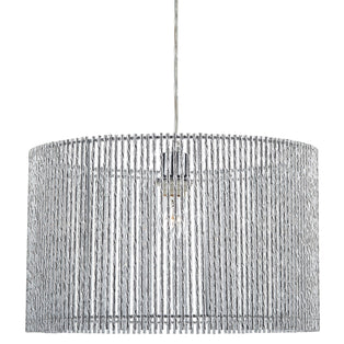 Lillia Silver Large Easy Fit Pendant Light Shade
