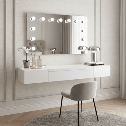PRE ORDER FOR THE END OF AUGUST - Nicole Hollywood Mirror Wall Mounted 100x60cm