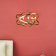 Nitya 5 Light Mottled Copper Pendant Ceiling Light