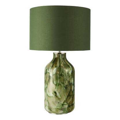 Nuria Green Glass Table Lamp