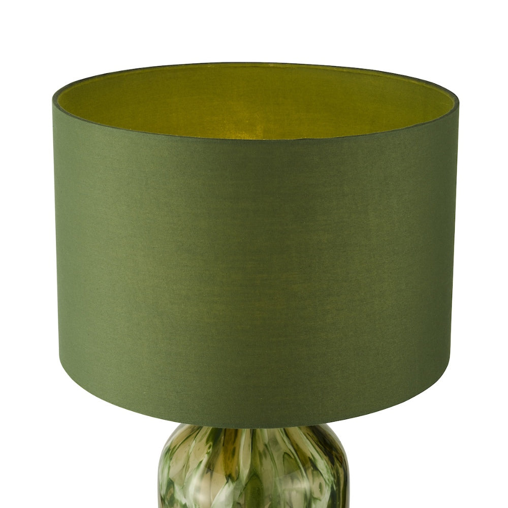 Nuria Green Glass Table Lamp