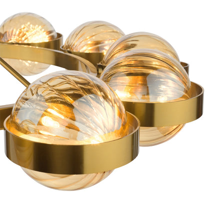 Ophira 12-Light Antique Gold Pendant