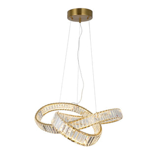 Sparkle Gold Knot LED Pendant Ceiling Light 58w