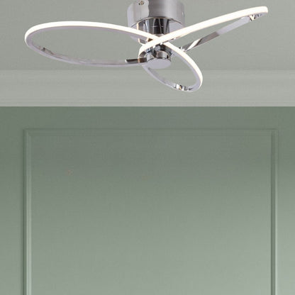 Reggie LED Semi Flush Ceiling Light