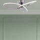 Reggie Polished Chrome LED Semi Flush Ceiling Light