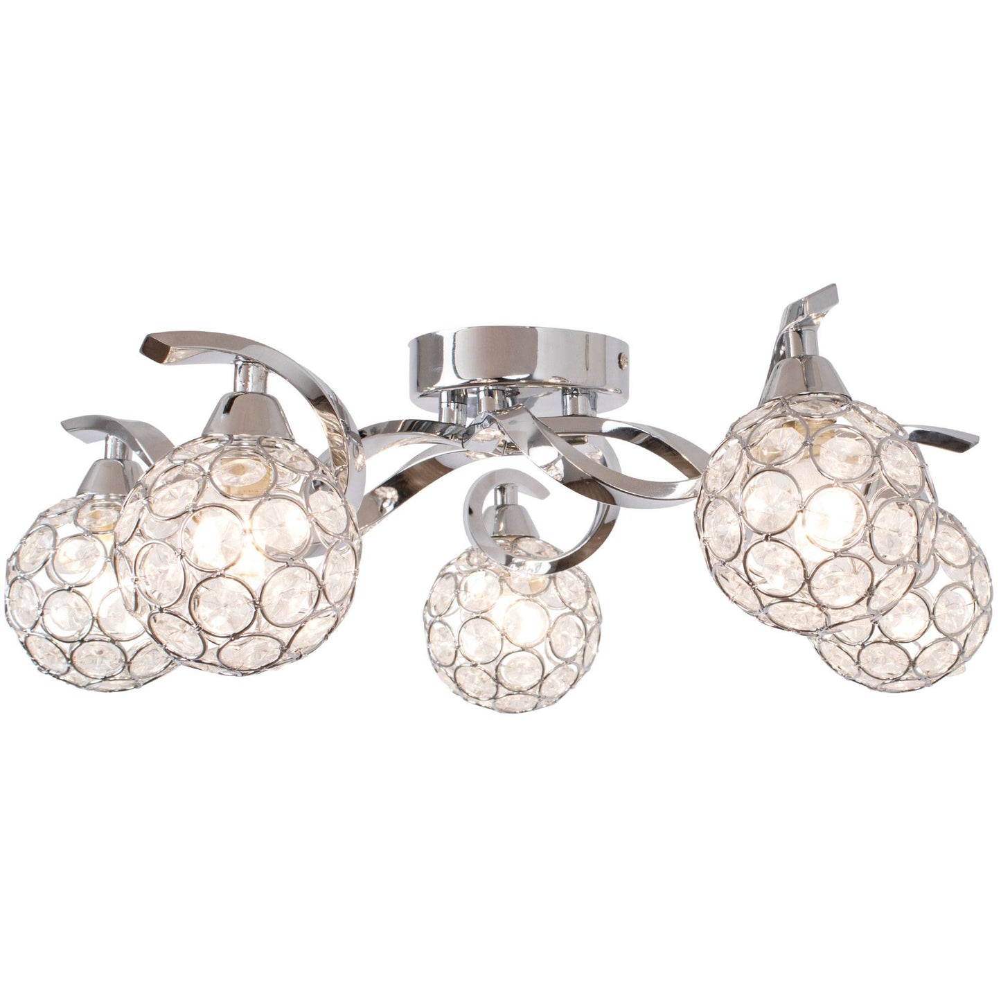 Zana 5 Light Semi Flush Ceiling Light