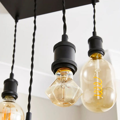 Melrose 5 Light Black Pendant Ceiling Light