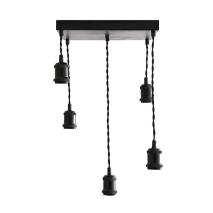Melrose 5 Light Black Pendant Ceiling Light