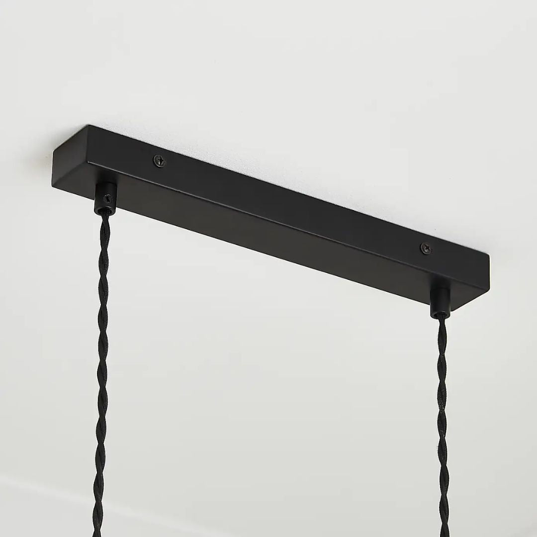 Melrose 5 Light Black Pendant Bar