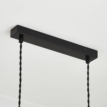 Melrose 5 Light Black Pendant Bar