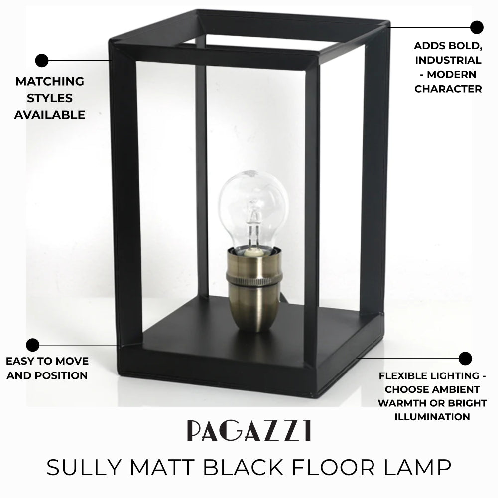Sully Table Lamp Black