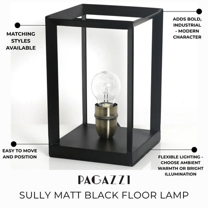 Sully Table Lamp Black