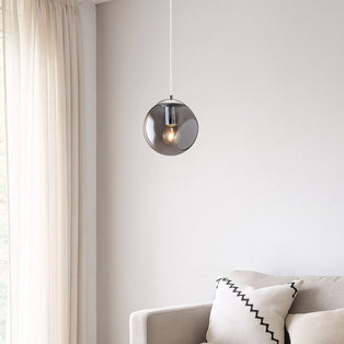 Nia Chrome Smoked 1-Light Pendant