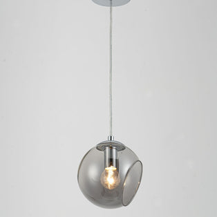 Nia Chrome Smoked 1-Light Pendant