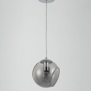 Nia Chrome Smoked 1-Light Pendant