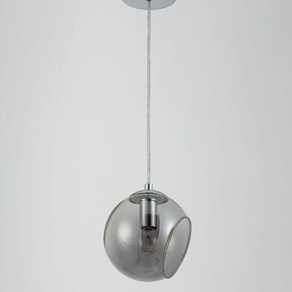 Nia Chrome Smoked 1-Light Pendant