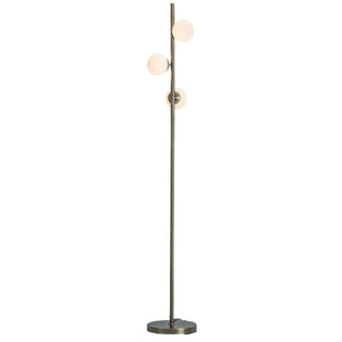 Lior 3-Light Antique Brass Floor Lamp