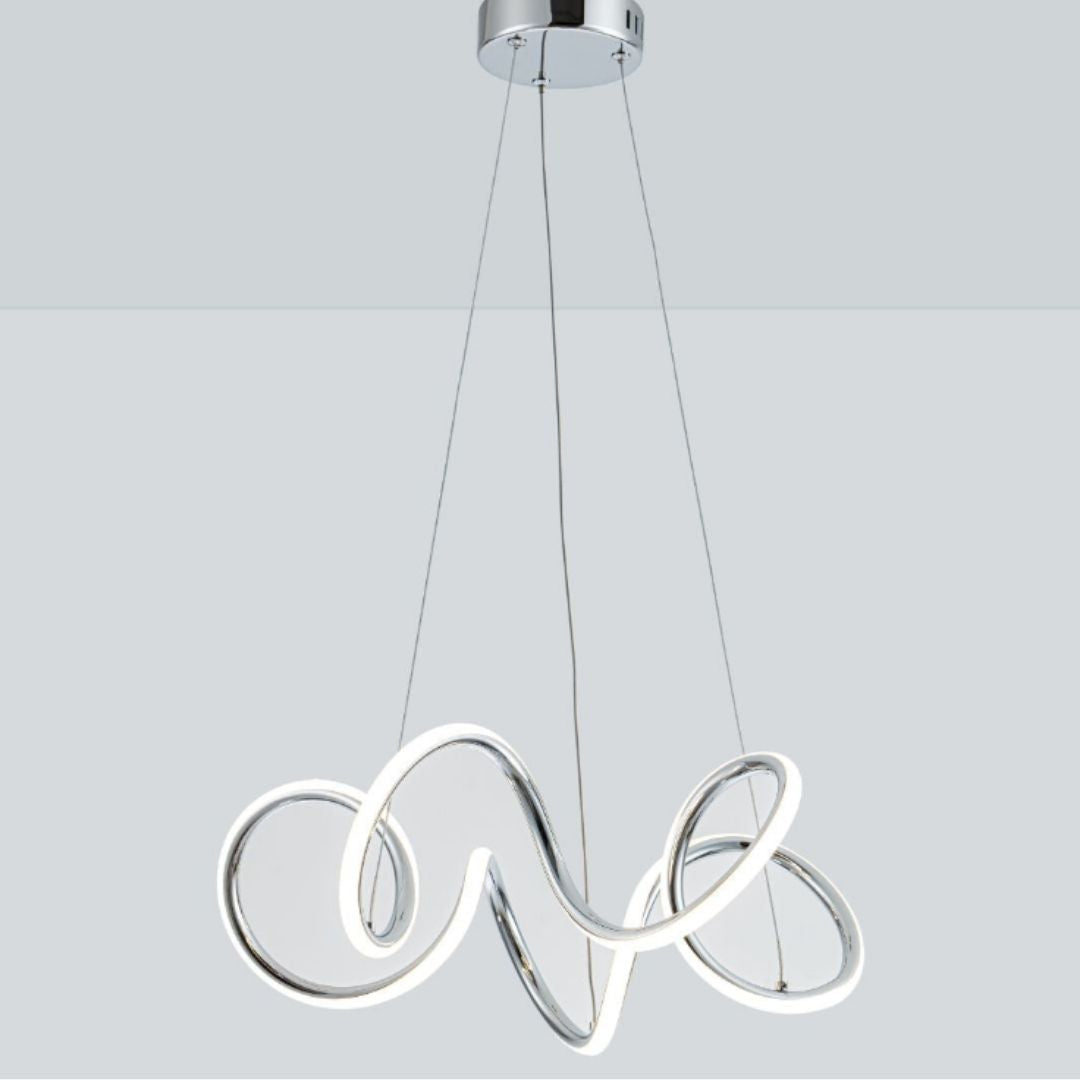 Aurielle Chrome LED Pendant Ceiling Light
