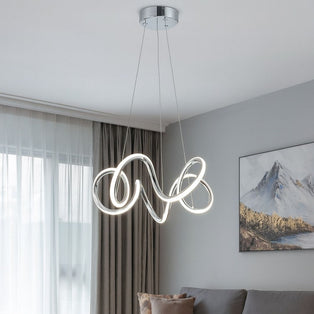 Aurielle Chrome LED Pendant Ceiling Light