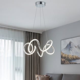 Aurielle Chrome LED Pendant Ceiling Light