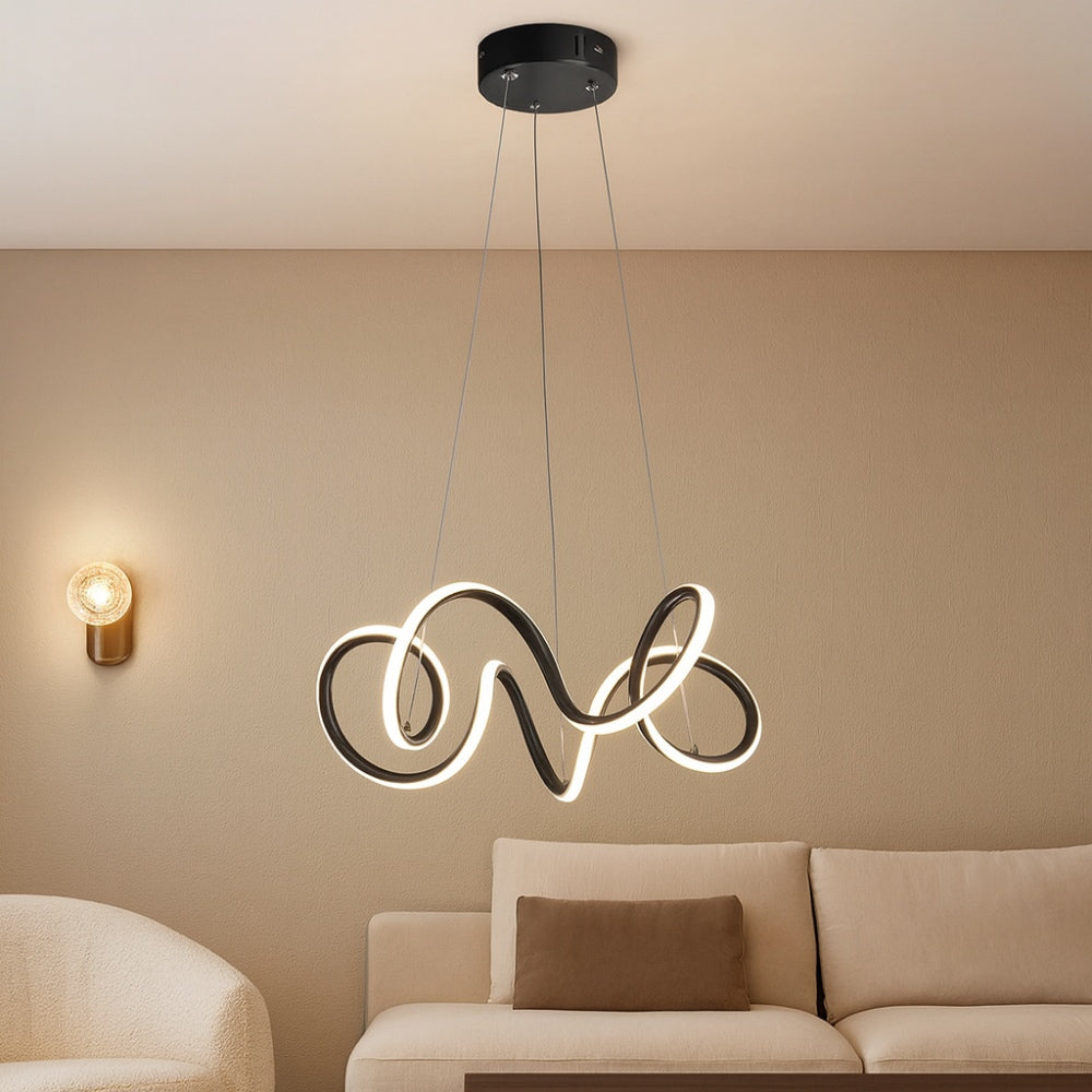 Aurielle Black LED Pendant Ceiling Light